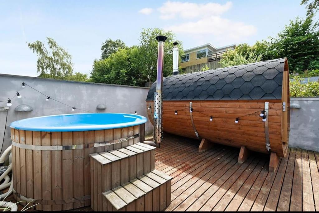 Dejlig hus med vildmarksbad