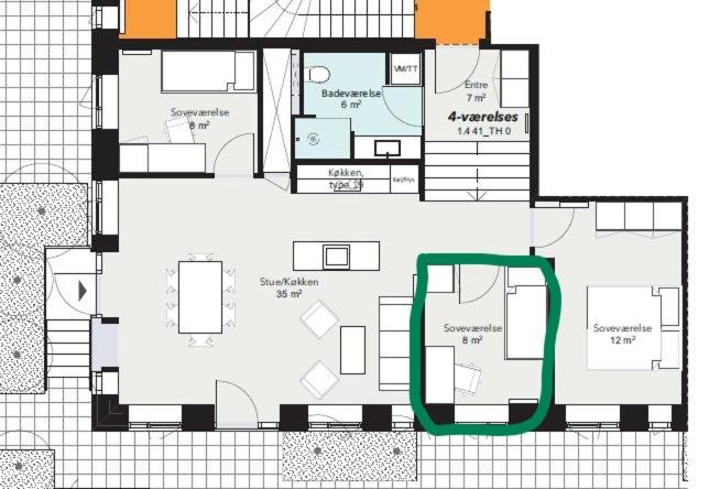 Single Room in SHARED APARTMENT with single bed